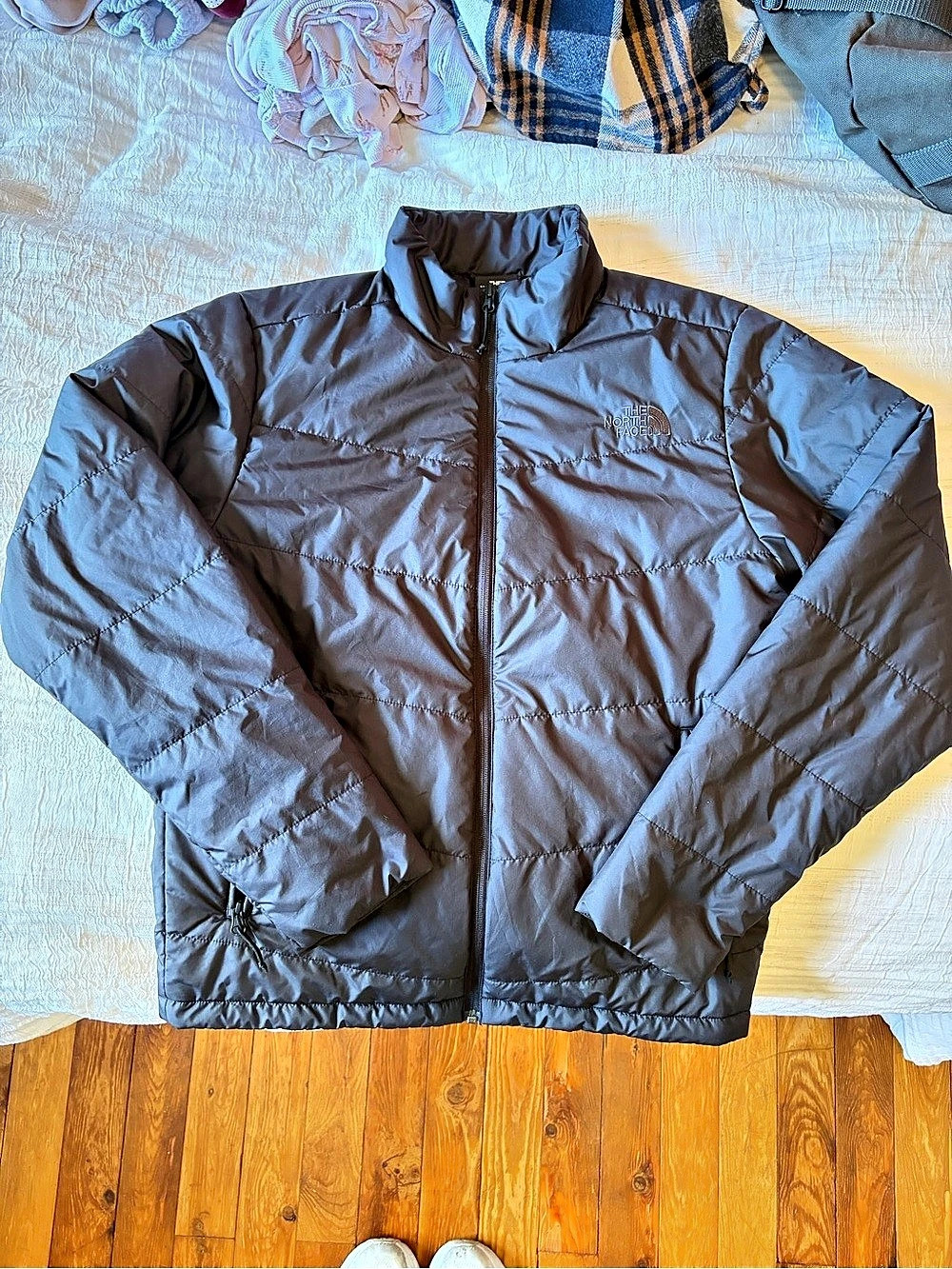 The North Face Men's Brown Puffer Jacket Size Medium